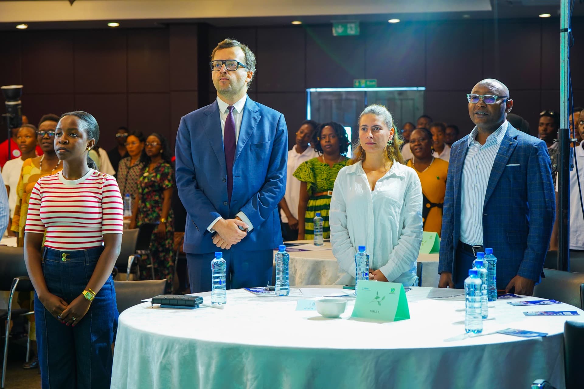 Tanzanian youth in mental health support session